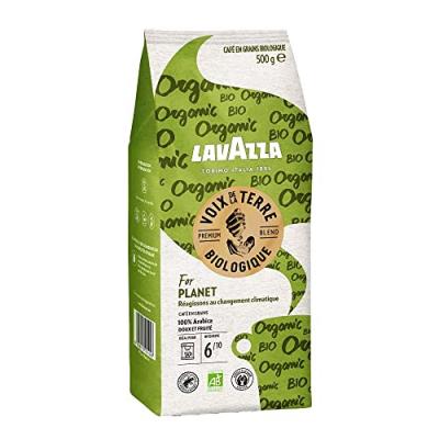 Caf&eacute; en grains Lavazza Planet Bio - Paquet de 500 gr