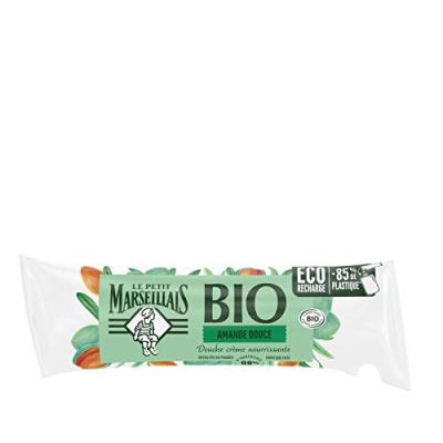 Eco recharge cr&egrave;me douche bio amande douce