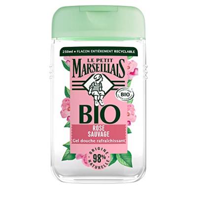 Gel Douche Rose Sauvage Bio Le Petit Marseillais - Le Flacon De 250 Ml