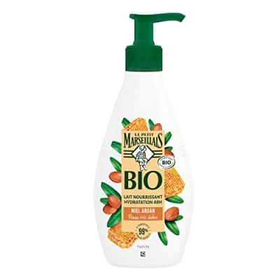 Le Petit Marseillais Lait Corps Hydratant BIO Miel Argan, 250 ml