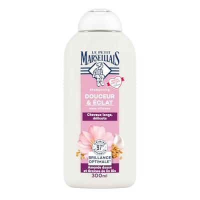 Le Petit Marseillais Shampooing Douceur &Eacute;clat Amande Douce Graines Lin Bio 300ml 