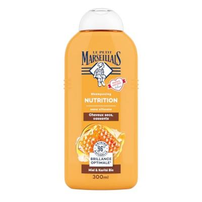 Le Petit Marseillais Shampooing Nutrition Miel & Karit&eacute; Bio 300 ml 