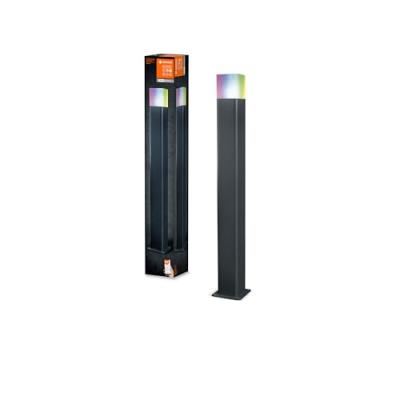 Ledvance - Smart + Cube Outdoor Lampe LED sur socle, 80 cm, gris fonc&eacute;
