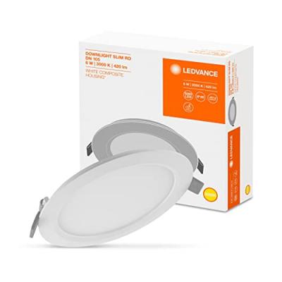Ledvance Downlight LED Comfort DN105 6W 420lm 120D - 830 Blanc Chaud | 118mm