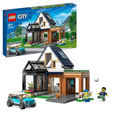 LEGO&reg; City - La maison familiale et la voiture &eacute;lectrique - 60398