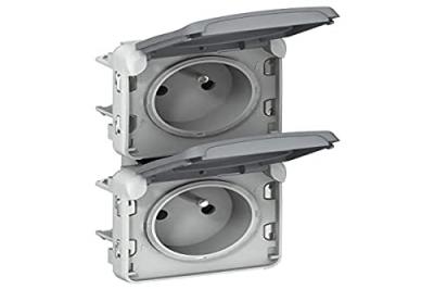 Legrand Prise plexo double 2p+t 16a legrand 069563