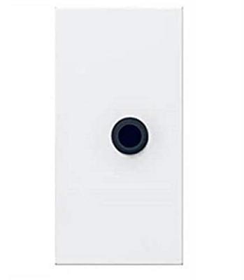 Prise Jack 3,5mm femelle Mosaic - &Agrave; visser - 1 module - Blanc
