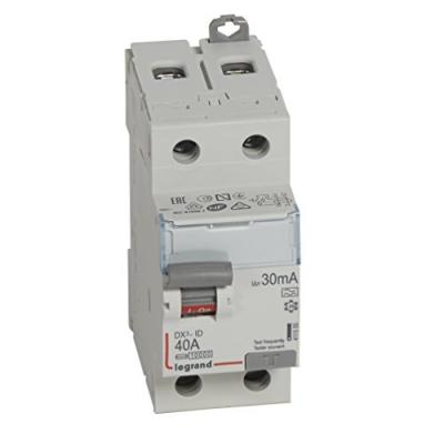 Inter. diff. 40A Bipolaire type A - Vis/Vis - 30ma - 411555 - Legrand