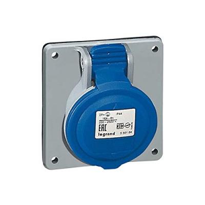 Prise Tableau - 32 Amp&egrave;res - 2P+T - Ip44 - Bleu - Legrand 555484