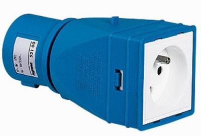 Adaptateur prise industrielle 2 P+T Legrand 16 A