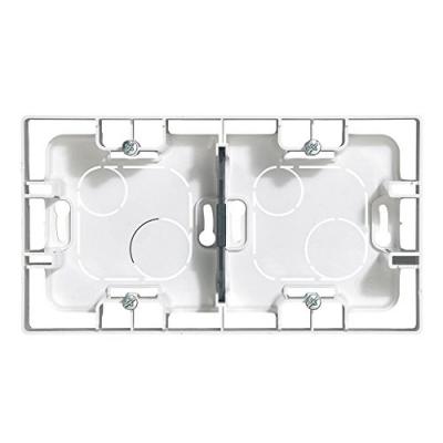 Nilo&eacute; cadre saillie double blanc - 664799 - Legrand