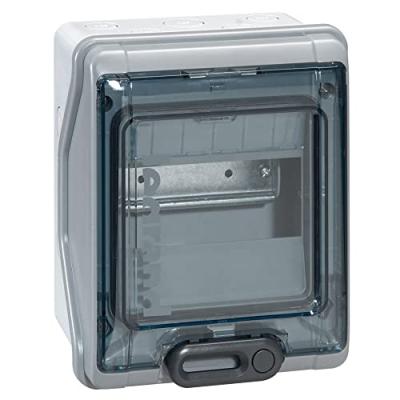 Coffret &eacute;tanche &agrave; &eacute;quiper - 1 rang&eacute;e 6 modules - 200 x 164 x 115,6mm