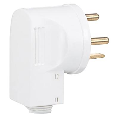 Legrand - Fiche m&acirc;le coud&eacute;e - 3 phases + terre - 20 a - blanc