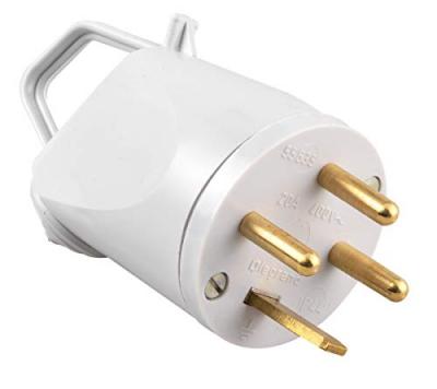 Legrand - Fiche avec clapet de protection 3P+T- 20A 400V Plexo