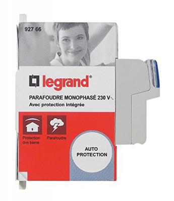 Parafoudre pour logement avec protection int&eacute;gr&eacute;e 2 modules DIN