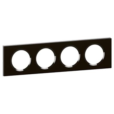 Plaque C&eacute;liane - Verre piano - Quadruple horizontale / verticale 71mm