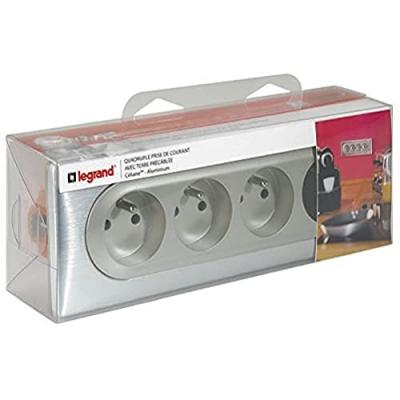 4 prises pr&eacute;-c&acirc;bl&eacute;es Legrand CELIANE