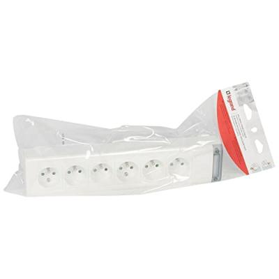 LEGRAND Bloc multiprise fixable sans cordon 6P