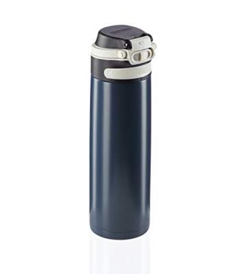 Leifheit 03275 thermos 600 ml Noir, Bleu Acier inoxydable