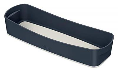 Leitz Bac de rangement My Box Cosy, long, gris - Lot de 2