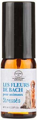 Les Fleurs de Bach pour Animaux BIO - Stress&eacute;s - Spray de 10 ml