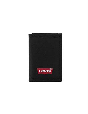 Portefeuille Red tab trifold blk - Levis UNI Noir