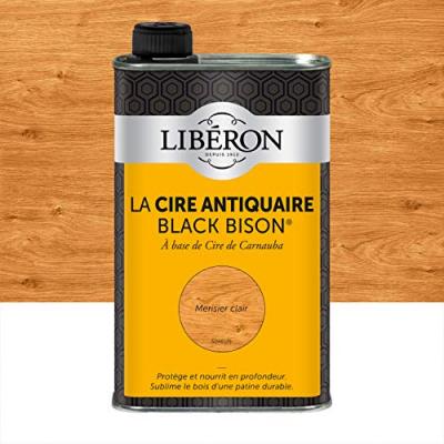 LIBERON Cire antiquaire Black Bison&reg; Liquide, Merisier clair, 0,5L