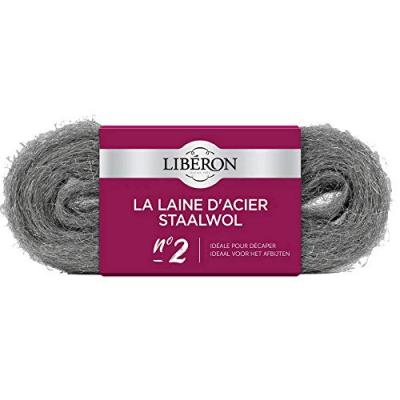 LIBERON Laine d'acier n&deg;2 - D&eacute;capage - 150gr
