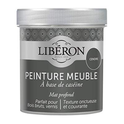 Peinture meuble et boiserie Cas&eacute;ine LIB&Eacute;RON cendre mat 0.5 l