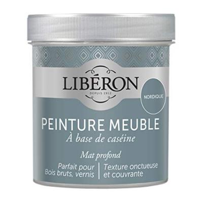 Peinture meuble et boiserie Cas&eacute;ine LIB&Eacute;RON nordique mat 0.5 l