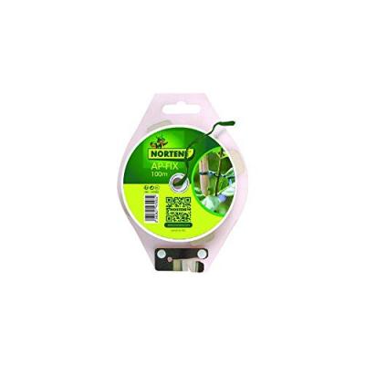 NORTENE Lien plastique arm&eacute; Nort Apfix bobine 100 m - Vert