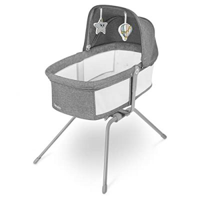 Lit b&eacute;b&eacute; 3en1 malin gris stone LO-MALIN GREY STONE