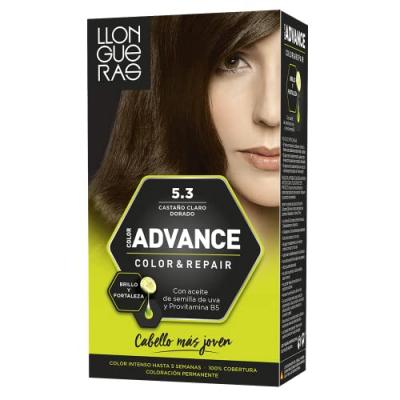 Llongueras Color Advance Teinture pour cheveux N5.3 Brun dor&eacute; clair1ud
