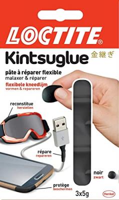 Kintsuglue - P&acirc;te &Agrave; R&eacute;parer Flexible - 3 X 5 G - Noir.