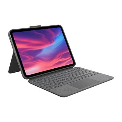 Housse pour iPad + Clavier Logitech Combo Touch 920-011439 Espagnol Qwerty Gris