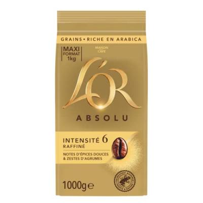 Caf&eacute; en grain Maison du Caf&eacute; L'Or Absolu Sublime 1 Kg Intensit&eacute; 6