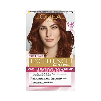 L'Or&eacute;al Paris Excellence Creme Teinture 6.46 Rubio Oscuro Cobrizo