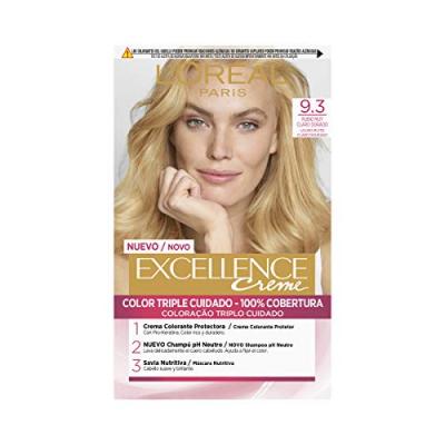 L'Or&eacute;al Set Excellence Creme Hair Color 93-Light Golden Light Blonde