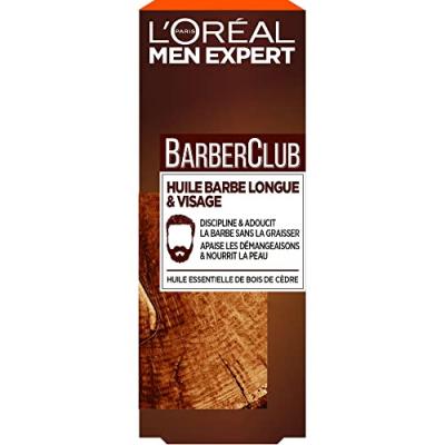 L'Or&eacute;al Paris - Men Expert BarberClub Huile Barbe Longue&Visage 30 ml