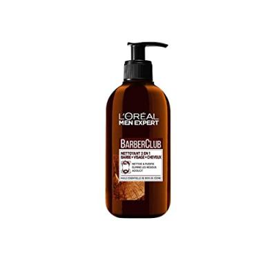Nettoyant 3 en 1 barbe, visage et cheveux