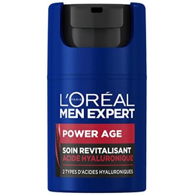 L'Or&eacute;al Paris - Power Age Soin Revitalisant Acide Hyaluronique Homme 50 ml