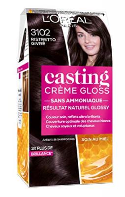 Coloration Cheveux 3102 Ristretto Givr&eacute; Casting Creme Gloss - La Bo&icirc;te