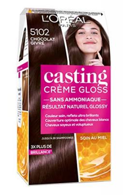 Coloration Cheveux 5102 Chocolat Givr&eacute; Casting Creme Gloss - La Bo&icirc;te