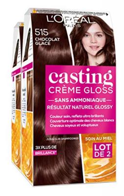 Coloration Cheveux 5.15 Chocolat Glac&eacute; Casting Creme Gloss - La Bo&icirc;te
