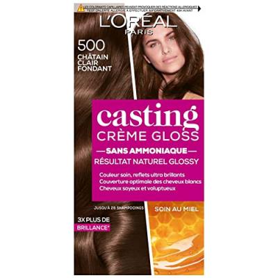 Coloration Cr&egrave;me Gloss sans ammoniaque ch&acirc;tain clair 500 