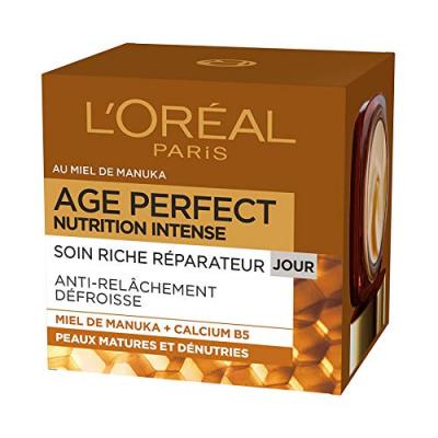 Cr&egrave;me riche r&eacute;paratrice jour nutrition intense - Age Perfect