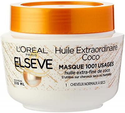 Elseve Huile Extraordinaire Coco Masque Nourrissant - 310 ml - L'Or&eacute;al Paris