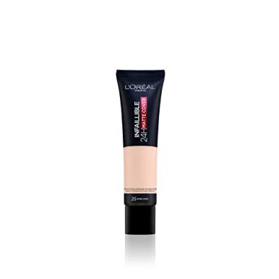 L'Or&eacute;al Paris Fond de Teint Couvrance Mat Infaillible 24H Fps18 25