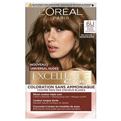 Coloration Cheveux Universal Nudes 6 Blond Fonc&eacute; Excellence - La Bo&icirc;te