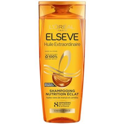 Shampoing Nutrition &Eacute;clat Pour Cheveux Secs Elseve - Le Flacon De 300ml